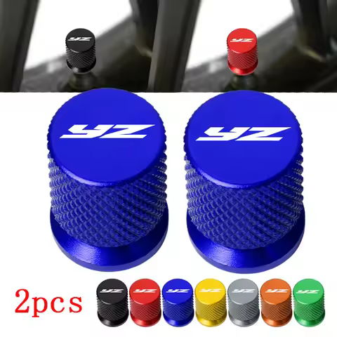 2PCS Motorcycle Tire Valve Caps Wheel Tyre Cover For Yamaha YZ65 2023 YZ80 YZ85 98-23 YZ125 97-23 YZ