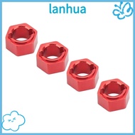 LANHUA 4Pcs RC Wheel Hex Drive Adapter, Easy Installation Aluminum 7mm Hex Wheel Hubs Adapter, Durab