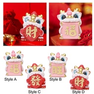 [tenlzsp0bc] New Year Decoration 2024 Lion Wake Car Ornaments Gift Traditional Chinese