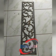 plat plasma cutting 15mm 20x80cm ornamen pintu pagar besi kanopi tempa klasik