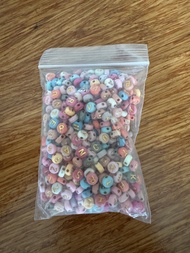 500粒 字母散珠 顏色繽紛 DIY飾品配件