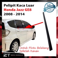 Pelipit Kaca Luar Honda Jazz Ge8 Tahun 2008-2014 Weather strip Pelipit Kaca Honda Jazz RS Karet Peli