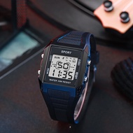 Block Outdoor Sports Electronic Watch Multi Functional Alarm Clock Electronic Watch for Male and Fem