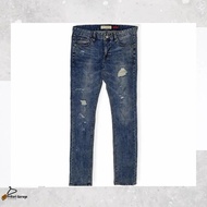 Soft Dry Denim FRJ Jeans Skinny Ripped Skinny Fit Blue Acid Wash 34