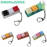 EBINLANDS Fidget Keychain, DIY Keyboard Keys Button Finger Keyboard Cap, Relaxing Relief Stress Keyc