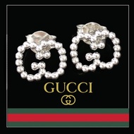 ⁺⊹古董精品⊹⁺┇GUCCI 雙G耳環耳釘✦