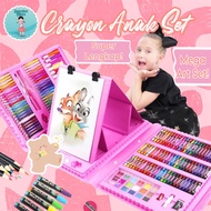 Art set 208 pcs colored pencils crayons 208 pcs/ Crayon Coloring 208pcs Crayon Set 208pcs Oil Paste 