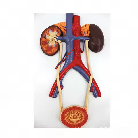 Anatomy Human Urinary System Model Including Kidney, Ureter, Bladder, Urethra, And Urology Medicla A