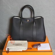 Hermes Garden Party 30/ black / Phw/ negonda / stamp W ( brand new and full set )