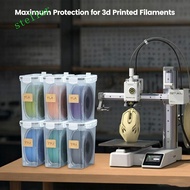 STELLARTECH 3D Printing Filament Container, Dustproof Transparent 3D Printing Filament Storage Box, 