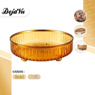 Dejavu Aesthetic Cosmetic Rack Make Up Holder - Amber Gold Aesthetic Drinking Tray HSB875