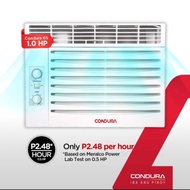 Condura 1.0 HP window type aircon Inverter Grade refrigerant