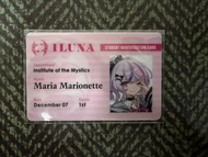 Nijisanji EN Maria Marionette 學生證 Iluna 彩虹社