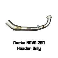 Aveta NOVA 250 Exhaust Full System Header Muffler 51mm for Aveta NOVA 250