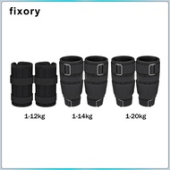 fixory Modular Ankle Weights, Leg Weight Straps, Adjustable Leg Weights for Gym, Cardio, Running, Ae