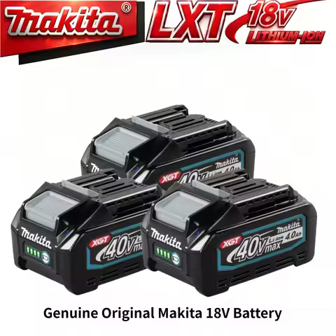 3 Pack Makita 40V 4.0Ah Battery BL1860 with LED Indicator Compatible with Makita BL1850 BL1840 BL183