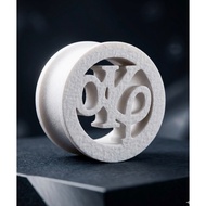 3D-printed AKRHO Alpha Kappa Rho Tunnel Earrings.