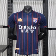 2526 Lyon away player edition short sleeved T-shirt AAA+S-3XL