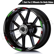 HOtsale✅ For Aprilia SR GT 200 Sr Gt Sport 200 2022 Motorcycle Wheel Decal Scooter Rim Stripe Sticke