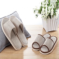 Linen slippers