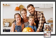 15.6 Inch Digital Picture Frame WiFi Photo Frame - Large Dogital Frame 32GB, Touch Screen, Instantly
