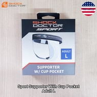 Shock Doctor® Sport Supporter With Cup Pocket กางเกงในนักกีฬา สปอร์ตซัพพอร์ต ระบายอากาศดี ใส่สบายกระ