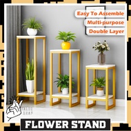 Rak Pasu Bunga Bertingkat Outdoor Flower Pot Plant Stand Flower Rack Rak Bunga Hiasan Ruang Tamu Rak
