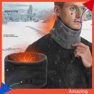 [AM] Portable Heated Neck Wrap Far Infrared Heating Neck Brace Smart Far Infrared Heated Neck Brace for Pain Relief Constant Temperature Neck Heating Pad for Instant Comfort