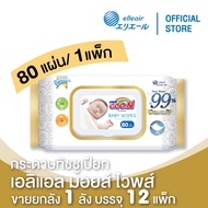 [ลดล้างสต็อก]GOON Premium Baby Wipes กูนน์ พรีเมี่ยมเบบี้ไวป์ ทิชชู่เปียกสำหรับเด็ก 1 ลัง จำนวน 12 แ