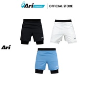 ARI MEN BREATHE 2IN1 V3 RUNNING SHORTS 3 INCHES-Men's 3-Inch Pants 2IN1