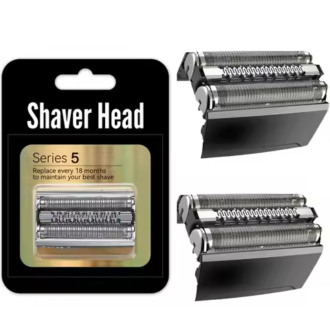 Braun shaver 52B 52S updated, electric shaver head suitable for 5020S, 5030S, 5040S, 5050S, 5070S, 5
