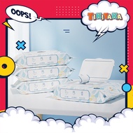 40Pcs Leaf Design Baby Toilet Wipes Kids Toilet Hygienic Cleaning Tissue Non-Alcohol Wet Tissue Anti