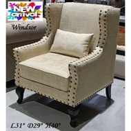 WINDSOR L31" x D29" x H40" Chesterfield Series TRENDY Lounge / Wing Chair. RM 1,898, SAVE 50% RN 949