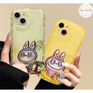 Softcase Aesthetic Flower Labubu for Xiaomi Redmi A1 A2 A3 9 9A 9C 9T 10 10A 10C 12 12C 13 13X 13C N