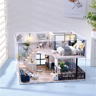 (PDH) CUTE ROOM - DIY HOUSE MINIATURE SATISFIED TIME 3D HOUSE MINIATURE/ 3D DOLL HOUSE/ DOLL/