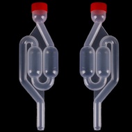 Fermentation Airlock Kit with Stoppers - Plastic Bubbler Airlock for Home Brewing Beer Wine Sauerkra