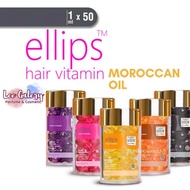 Ellips Hair Vitamin Rambut Moroccan Oil Nutri Color / hair repair 50 sofgel