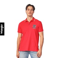 WRANGLER เสื้อยืดโปโลผู้ชาย คอลเลคชั่น Legend Of Wrangler Regular รุ่น WR S124MPOLN10