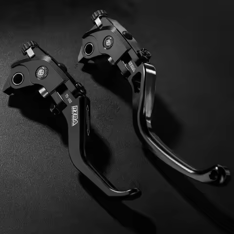 CNC Shorty Brake Lever 2/3-Finger for Brembo RCS Master Cylinder - Racing Motorcycle Adjustable Clut