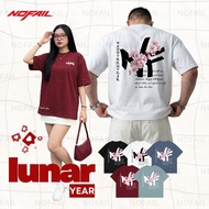 LocalBrand Men's and Women's Boxy Form T-Shirt" NOFAIL TET HOLIDAY ",Loose Cotton T-Shirt for Men an