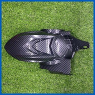 ◺ ☬ ∨ TIRE HUGGER FOR AEROX V1  - MATTE BLACK / CARBON-T5550