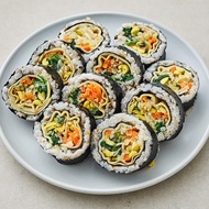 [Market Kurly] 1145 A Hungry Time Vegan Kimbap With Sliced Tofu And Vegetables - Frozen