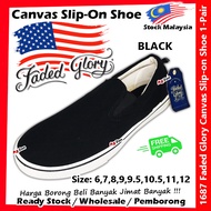 USA Faded Glory Walmart Men's Canvas Shoe Slip-On Shoe #Beige #Black #Blue #Men's #Canvas #Shoe# 1687
