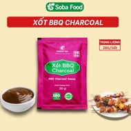 Charcoal Tomato BBQ Sauce T&P Pack of 20g - Dipping Sauce for Barbecue, Skewers, Dipping Fried Foods