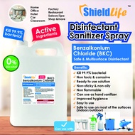 BKC Antibacterial Sanitizer Spray (Benzalkonium Chloride BKC) Non-Alcohol – Non-Toxic 5L (Can use directly)