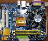 技嘉GA-G31M-ES2L主機板+Intel E6300/ 1.86G雙核CPU+金士頓4G終保記憶體【附擋板、風扇】