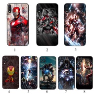 Samsung A30S A50 s  A70 A20 A31 A51 A71 A72 A73 F06 F16 A57 F17 Iron Man Soft black phone case