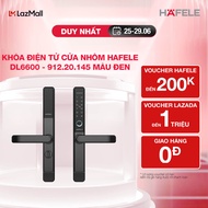 [MIỄN PHÍ LẮP ĐẶT] Khóa điện tử cửa nhôm Hafele DL6600 - 91220145 màu đen