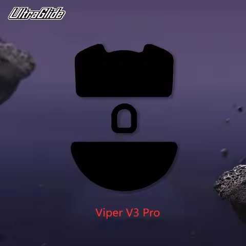 1 Set Ultraglide BRAKE BRIGHT V2 Mouse Skates For Razer Viper V3 Pro Logitech G Pro X Superlight 1 2