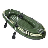 Rubber Boat Thickened Inflatable Boat 2/3/4 Rowing Boat Double Fishing Boat Hovercraft Assault Boat
